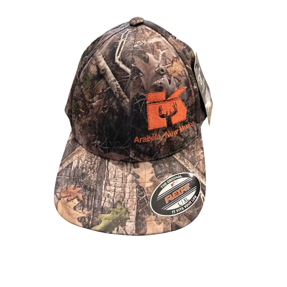 TrueTimber Camo Flexfit Hat Arabela New Mexico Orange‎ Embroidered Cap L/XL NEW